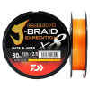 pletená šnúra Daiwa J-Braid Expedition X8 Smash Orange 150 m 0.06 mm 5.2 kg Daiwa