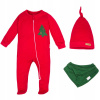 Detský komplet - Detská súprava Poľsko 62 biela, červená 3 ks. (Vianočné súpravy s klaunmi 62 Layette sviatkov)