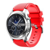 Silikónový remienok (šírka 22mm) – červená – Samsung Gear S3 / Watch 46mm / Huawei Watch GT / Vantage M