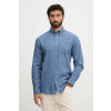Ľanová košeľa Lindbergh 30.220276 tmavomodrá XL