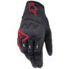 rukavice TECHDURA, ALPINESTARS (čierna/červená, vel. M)