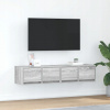 VidaXL RTV skrinky 2 ks Šedá Sonoma 60x31x25,5 cm Lepené drevo