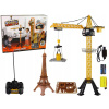 Stavebný žeriav Eiffelova veža LEAN TOYS diaľkovo ovládaný
