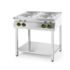 4-platňový elektrický sporák Kitchen Line na otvorenom podstavci, HENDI, Kitchen Line, 400V/10400W, 800x700x(H)900mm