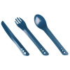 Súprava príborov Lifeventure Ellipse Cutlery Set Navy Blue