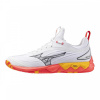 MIZUNO WAVE LUMINOUS 3 VOLEJBALOVÉ BOTY PÁNSKÉ - Bílá, Červená - veľkosť 10 uk
