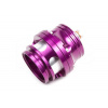 Forge Motorsport univerzální otevřený Blow Off Ventil (BOV) 50 mm, barva ventilu: Černá, typ pružiny: Modrá pružina + 6,3 mm podložka (-10 PSI)