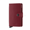 Miniwallet Secrid Vegetable Tanned Rosso-Bordeaux