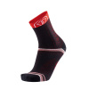Sidas Winter Run ponožky čierne/červené 37-38