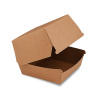 Wimex Burger box (PAP FSC Mix) nepremastiteľný kraft 110 x 110 x 90 mm