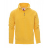 PAYPER MIAMI+ 000001-0001 / Pánska mikina s polozipsom - žltá XL