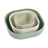 Beaba Sage Green Cotton Misty Green zo silikónu 3 dielna