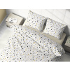 Dreamy Linens Vianočné obliečky bavlnené Zlaté a čierne hviezdičky