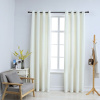 Zatemňovacie závesy s očkami 2 ks, zamat, krémové 140x175 cm-ForU-134512