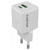 Canyon CU20AC GaN 20W 1xPD 1xQC EU biely
