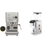 Profitec GO, brushed stainless steel + Rocket Espresso FAUSTINO 3.1, copper
