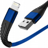Kábel Extremestyle USB - Apple Lightning 1 m modrý