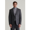 SAKO GANT SLIM DONEGAL SUIT BLAZER ANTRACITE