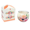 ARÔME Svíčka 90 g ve skle a flower boxu, Děkuji, Vanilla Coconut