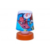 Textilomanie LED detská nočná lampička SPIDERMAN 11 cm červená