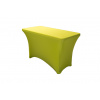 TENTino Elastický poťah STANDARD na skladací stôl 122x60 cm VIAC FARIEB Farba obrusu: SVETLOZELENÁ / APPLE GREEN