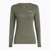 Dámske tričko longsleeve Salewa Puez Melange Dry faded green melange