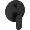 Hansgrohe Rebris S, vaňová batéria pod omietku pre iBox universal, čierna matná, HAN-72466670