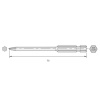 Bernstein Tools for Electronics 6-IP09-75 bit Torx Ocel HRC , silno legované, E 6.3, 6 ks; 6-IP09-75