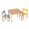 Hajdalánek Detský stolík MATY so stoličkami LUCA farba druhej stoličky: žltá, farba prvej stoličky: modrá