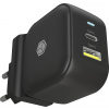2portová zástrčková nabíječka IB-PS106-PD, s USB Power Delivery