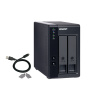 QNAP TR-002 puzdro pre disk HDD/SSD rámček Čierna 2.5/3.5