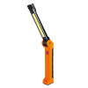 Solight pracovná nabíjacia LED lampa, 500lm + 70lm, COB, Li-Ion, USB, čiernooranžová WM20