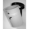 Nástenný zberač odpadkov, uzamykateľný ,objem 16 l, v x Ø 340 x 245 mm