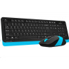 A4tech FG1010 FSTYLER set bezdrôtový. klávesnica + myš, modrá FG1010_B A4Tech