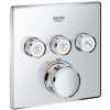 Grohe GROHTHERM SMARTCONTROL podomítková termostatická baterie, pro 3 spotřebiče, Water Saving, chrom