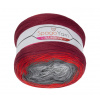 Bellatex Příze SpagoYarn Rainbow 250g / 1000 m šedá, červená, vínová
