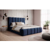 Posteľ MODEL 14 140x200 modrá - MAGIC VELVET 2216