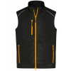 James&Nicholson Pánska softshellová vesta JN1822 Black M