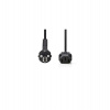 Nedis CEGB10000BK20 - Napájecí Kabel | Úhlová zástrčka Schuko - IEC-320-C13 | 2 m | Černá barva (CEGB10000BK20)