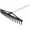 Longbow Hrable 18 zubé, plast, s násadou
