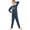Dlhé pyžamo pre chlapcov Cornette Young New York navy Veľkosť: 146/152
