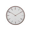 Karlsson 6014WH dizajnové nástenné hodiny biele,priemer 40 cm