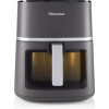 Hisense HAF1900D Teplovzdušná rúra, 7 l, 10 programov, 1800 W, strieborná, čierna Hisense