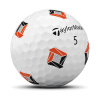 Golfové loptičky Taylor Made TP5 Pix 24 - biele, 3 kusové-balen 3bal.