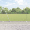 zahrada-XL Plot s stĺpmi Strieborná 1.6 x 10 m Ocel potiahnutá PVC 3353778