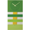 NEXTIME Dizajnové nástenné kyvadlové hodiny 2855gn Nextime Bold Stripes 38x19cm
