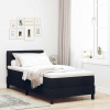 zahrada-XL Posteľ boxspring s matracom s matracmi Čierna 90 x 200 cm látka 3338582