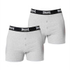 Lonsdale Pack Boxers Mens Grey 2X Large