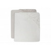 Jollein Napínacie prestieradlo 2 ks Ivory / Nougath 60x120