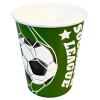 Papierové kelímky 8 ks Futbal 200 ml
